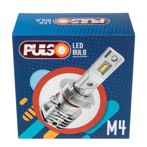 Лампи PULSO M4, H4-H, L, LED-chips CREE, 9-32v, 2x25w, 4500Lm, 6000K