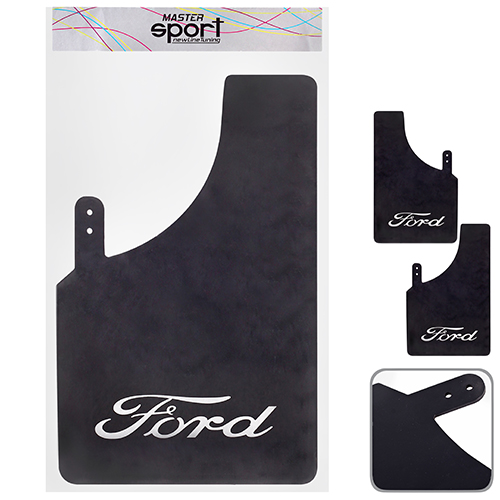 Брызговики MASTER SPORT FORD черный (малый) 2шт (74879)