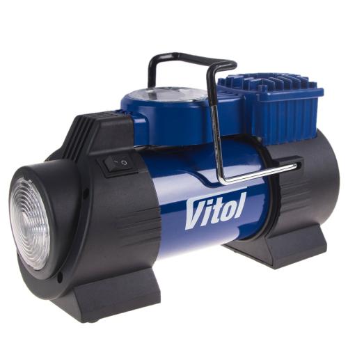 Компресор "ViTOL" К-60 150psi, 15Amp, 40л, лiхтар, прикурювач
