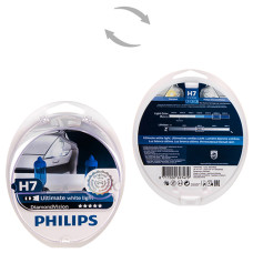 Автолампа Philips Diamond Vision H7 12V 55W PX26d 2 шт (12972DVS2) Автолампа Philips Diamond Vision H7 12V 55W PX26d 2 шт (12972DVS2)