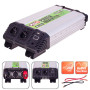 Перетворювач напруги PULSO, IMU-2020, 12V-220V, 2000W, USB-5VDC2.0A, мод.хвиля, клеми