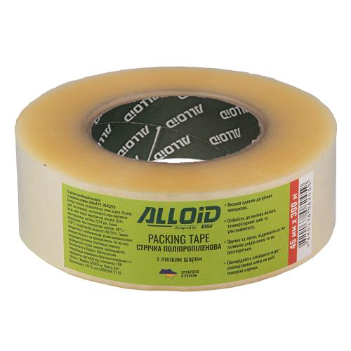 Alloid. Скотч упаковочный 45мм х 300м, 38мкм (PT-3845270)