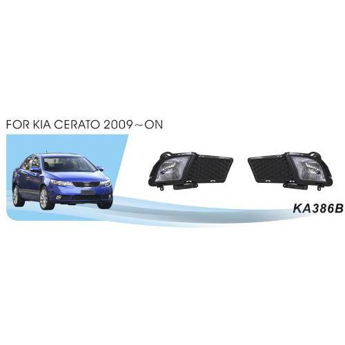 Протитуманні фари KIA Cerato, 2009-12, KA-386B, 881-12V27W, ел.проводка