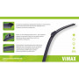 Щітка склоочищувача безкаркасна VIMAX 19" (480 мм)