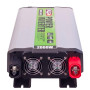 Перетворювач напруги PULSO, IMU-2020, 12V-220V, 2000W, USB-5VDC2.0A, мод.хвиля, клеми