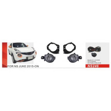 Протитуманні фари Nissan Juke 2015-, NS-246, H11-12V55W, eл.проводка
