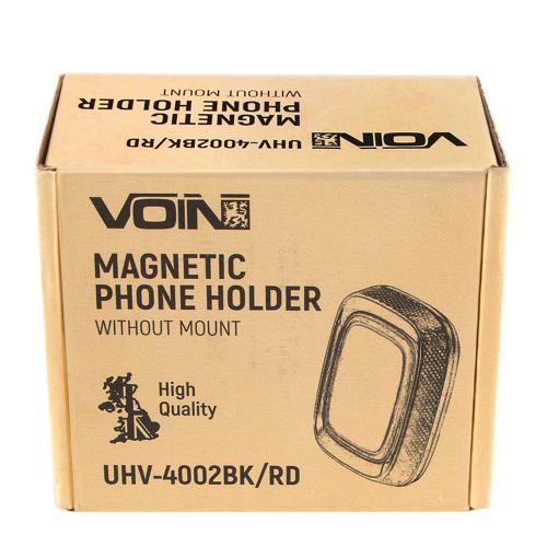 Тримач мобільного телефону VOIN UHV-4002BK, RD магнітний, без кронштейна