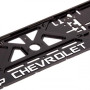 Рамка номера пластик с хром. рельефной надписью CHEVROLET (UKR-03)