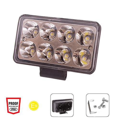 Фара робочого світла WLP-24S4 SPOT 8Led*3W, 10-30V, 24W, 6000K