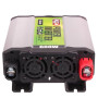 Перетворювач напруги PULSO, ISU-620, 12V-220V, 600W, USB-5VDC2.0A, син.хвиля, клеми
