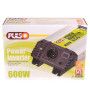 Перетворювач напруги PULSO, ISU-620, 12V-220V, 600W, USB-5VDC2.0A, син.хвиля, клеми