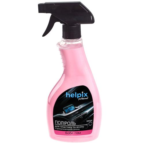 Поліроль для пластику й вінілу HELPIX Professional 500мл тригер (БАБЛ ГАМ)