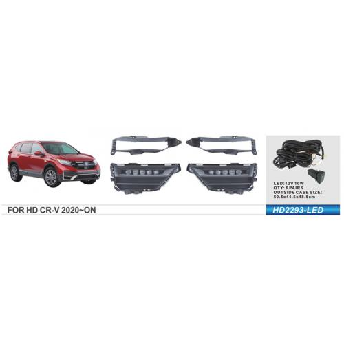 Протитуманні фари Honda CR-V, 2019-, HD-2293L, U.S TYPE, LED-12V10W, ел.проводка
