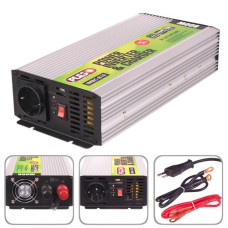 Перетворювач напруги, Зарядн. пристрій PULSO IMBC-810, 12V-220V, 800W, 10A, мод.хвиля, клеми