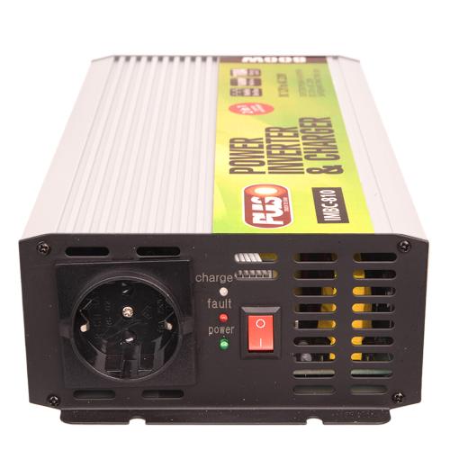 Перетворювач напруги, Зарядн. пристрій PULSO IMBC-810, 12V-220V, 800W, 10A, мод.хвиля, клеми