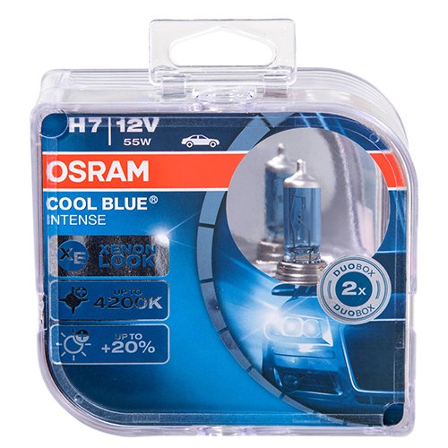 Автолампа OSRAM Cool Blue Intense +20% H7 12V 55W PX26d