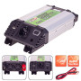 Перетворювач напруги PULSO, IMU-520, 12V-220V, 500W, USB-5VDC2.0A, мод.хвиля, клеми