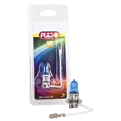 Лампа PULSO, галогенна H3, PK22S 12v55w super white, блістер