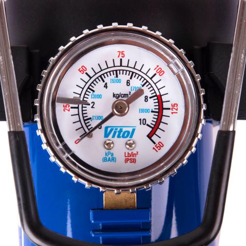 Компрессор ViTOL К-52 10 атм. 15Amp 40л Автостоп прикуриватель