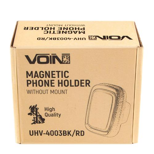 Тримач мобільного телефону VOIN UHV-4003BK, RD магнітний, без кронштейна