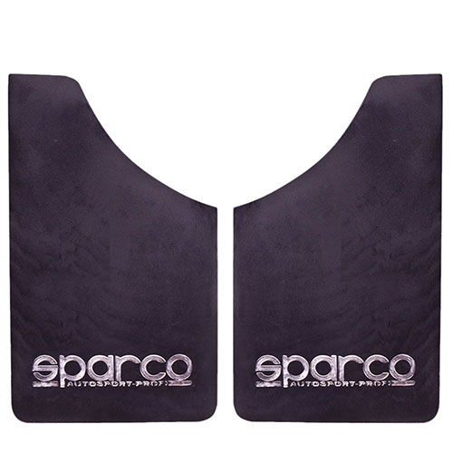 Бризковики SPARCO малий чорний к-кт 4 шт. (гума)
