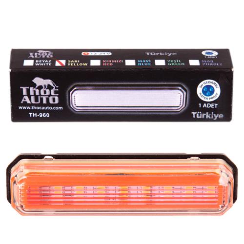 Повторювач габариту 9 LED NEON 12/24V червоний (TH-960-red)