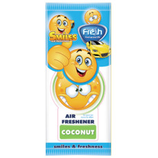 Освежитель воздуха сухой листик Fresh Way "SMILES DRY" Coconut (SM04) Освежитель воздуха сухой листик Fresh Way "SMILES DRY" Coconut (SM04)