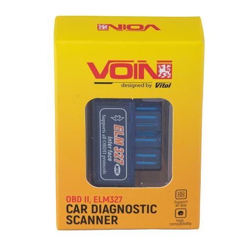 Диагностический сканер автомобильный VOIN ELM-32721, OBD II, ELM327, v2.1 (ELM-32721)
