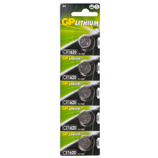 Батарейка GP дисковая Lithium Button Cell 3.0V CR1620-7U5 літієві