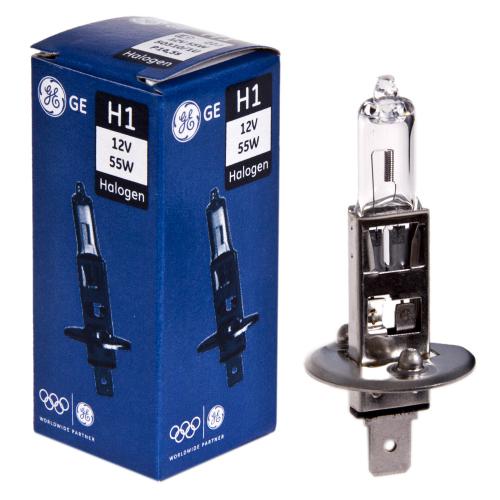 Лампа GE галогенна H1 55W 50310 P14.5S, 12V