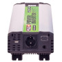 Перетворювач напруги PULSO, IMU-820, 12V-220V, 800W, USB-5VDC2.0A, мод.хвиля, клеми