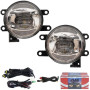 Фари дод. модель Toyota Cars/TY-8032L/LED-12V9W900Lm+DRL-12V2W200Lm/FOG+DRL/eл.проводка (TY-8032-LED