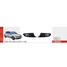 Протитуманні фари VW Golf-VI 2008-12, VW-469, 9006-12v55W, ел.проводка