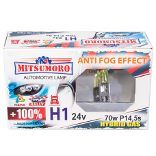 Автолампа MITSUMORO Н1 24v 70w P14,5s +100 anti fog effect (птф) (M74130 FG/2) Автолампа MITSUMORO Н1 24v 70w P14,5s +100 anti fog effect (птф) (M74130 FG/2)