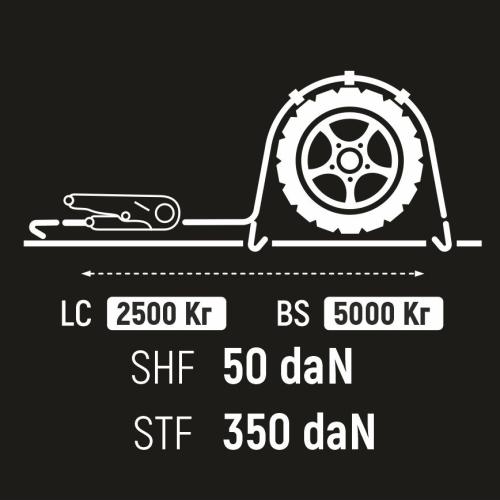 Ремінь автовозний 5Т VITTD007 50мм х 3,5м (VITTD007)