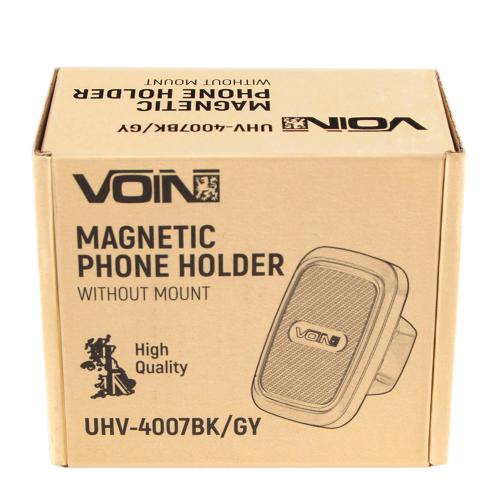 Тримач мобільного телефону VOIN UHV-4007BK, GY магнітний, без кронштейна