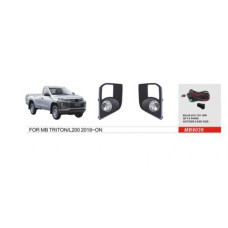 Протитуманні фари Mitsubishi Triton, L200, Pajero Sport 2018-, MB-9039, H16-12V19W, ел.проводка
