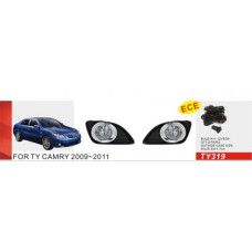 Протитуманні фари Toyota Camry 40 2009-11, TY-319, H11-12V55W, ел. проводка
