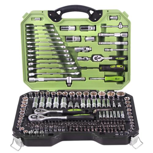 Універсальний набор інструменту 1/4" & 3/8" & 1/2" , 218 предм (НГ-4218П) Alloid