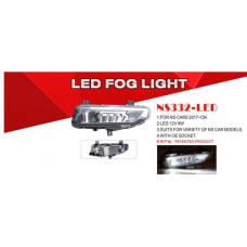 Протитуманні фари Nissan Cars 2017-, NS-332L, LED-12V9W700Lm, eл.проводка