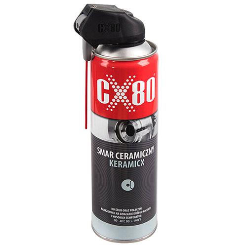 Змащувальні матеріали керамічне мастило Keramicx CX-80 , 500мл Duo spray
