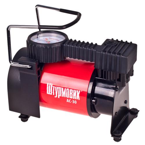 Компресор "штурмовик" АС-30 100psi, 12Amp, 37л, прикурювач