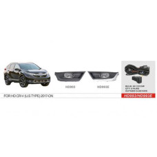 Протитуманні фари Honda CR-V, 2017-, HD-993E, H8-12V35W, ел.проводка