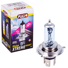 Лампа PULSO, галогенна H4, P43T 12v60, 55w+50% X-treme Vision, c, box