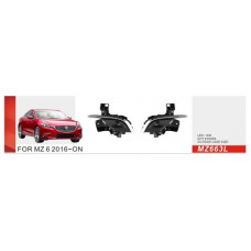 Протитуманні фари Mazda 6 2016-, MZ-663L, LED-10W, ел.проводка