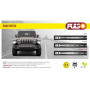 Фари дод., денного світла LP-10420 DRL COB, 20W, 12V, пластик, 181*22мм