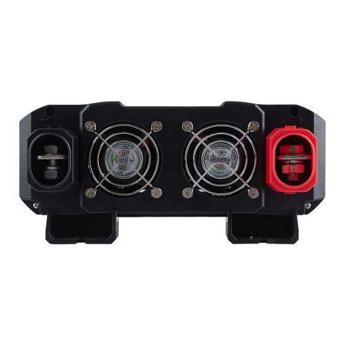 Перетворювач напруги PULSO/ISU-2000/12V-220V/2000W/USB-5VDC2.0A/син.хвиля/клеми (ISU-2000)