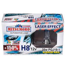 Автолампа MITSUMORO Н8 12v 35w PG19-1 v 1 +150 laser effect (ближній, дальній) Автолампа MITSUMORO Н8 12v 35w PG19-1 v 1 +150 laser effect (ближній, дальній)