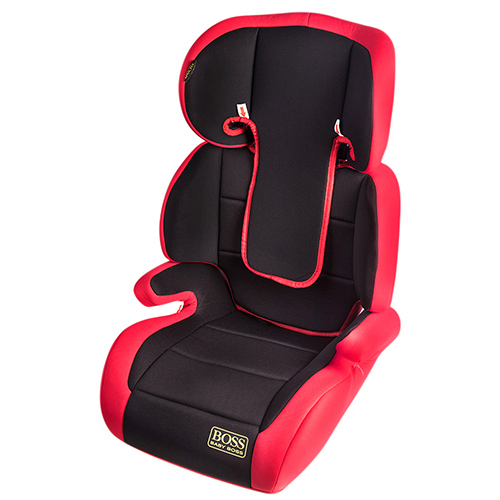 Автокрісло дитяче BOSS NE-EB-21 (15-36 кг) група 2-3 чорно-червоне