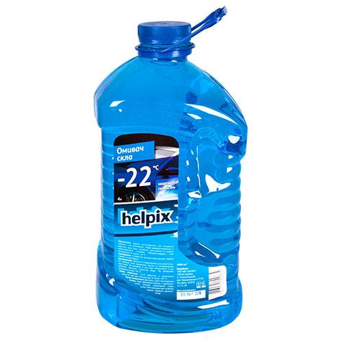 Омыватель стекол зимний HELPIX 4Л "-22" (aqvablue) ((126, 3))